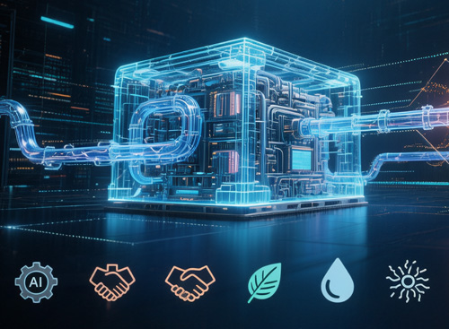 ABB деректер орталығын салқындату үшін жасанды интеллектпен оңтайландырылған энергия тиімділігін арттыру мақсатында OctaiPipe-ке инвестиция салады